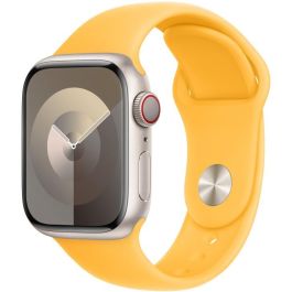 Apple Correa deportiva amarillo solar para Apple Watch 38mm, 40mm, 41mm M/L Fluoroelastómero