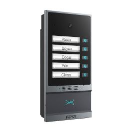 Fanvil i63 Videoportero SIP 2MP 1080p PoE RFID Color Aluminio IP67 IK07 Exterior
