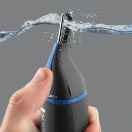 Remington NE3850 Recortador Facial Nariz Oídos y Cejas Nano Series Active BladeClean Antimicrobiano a Pilas 3 Accesorios Resistente Agua