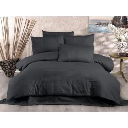 Juego de Cama ASI8683342999489 - Funda Nórdica 220x240 cm + 2 Fundas Almohada 60x60 cm - 80% Algodón 20% Poliéster - Antracita Precio: 71.88999983. SKU: B1DAEZZ323
