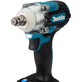Makita DTW300ZJ Atornillador de Impacto a Batería 18V, Mango Pistola, 1/2", Sin Escobillas, 580 Nm, con Gancho Suspensión