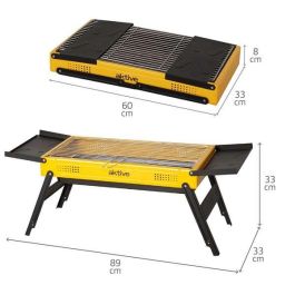 Barbacoa carbon plegable 89x33x33cm Barbacoa carbon plegable 89x33x33cm