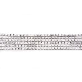 DKD Home Decor Guirnalda Decorativa Navideña Moderna Plateada PVC - 300 cm Largo x 5 cm Ancho Precio: 2.50000036. SKU: B1JWS6X659