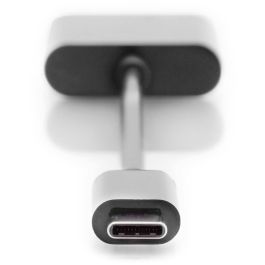Digitus Adaptador Convertidor USB-C a USB-C y Jack 3.5mm - USB 3.2 Gen 1 (3.1 Gen 1) - Negro - 0.2m