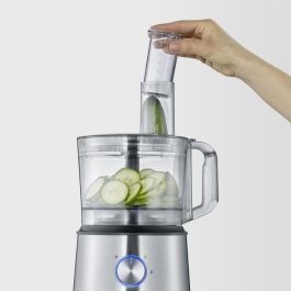 Severin KM3892 Robot de cocina multifunción 1200W, Batidora 1.5L, Picadora 3 discos, Amasadora, Molinillo, 2 velocidades + Pulso