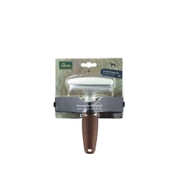 Hunter Peine de Curry para Stripping L Cuchilla Especial Elimina Pelo Suelto Perros y Caballos