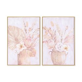 Cuadro Scandi DKD Home Decor Beige 3.5 x 90 x 60 cm (2 Unidades)