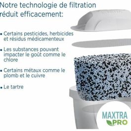 El grafito de Marella Marella de Filtro BRITA CARAFE (2.4L) incluyó 1 cartucho Maxtra Pro All-1