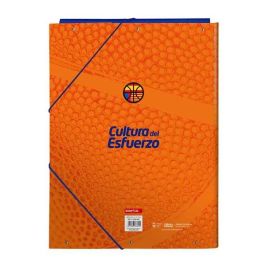 Carpeta Gomas Safta Folio Solapas Valencia Basket Club 260x25x335 mm Carpeta Gomas Safta Folio Solapas Valencia Basket Club 260x25x335 mm