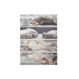 Cuadro Scandi DKD Home Decor Gris Claro Multicolor 2.5 x 45 x 135 cm (4 Unidades) Precio: 60.5. SKU: B1CEW9D69Y