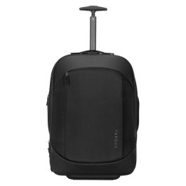 Targus EcoSmart Mobile Tech Traveler Mochila con Ruedas Convertible para Portátil 15.6" con SafePort Sling Expandible 35-40L Negra Equipaje de Mano