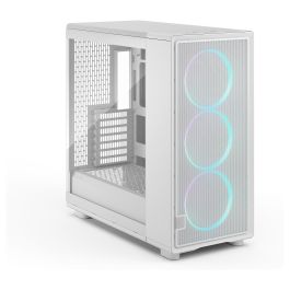 Fractal Design Epoch XL TG RGB White Clear Midi Torre PC ATX, Micro ATX, ITX, EATX, Acero, Ventana Lateral, Iluminación Multi Color