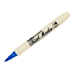 Artline Rotulador Supreme Brush EPFS Punta Pincel Tinta Base Agua Azul Ultramar Trazo Fino