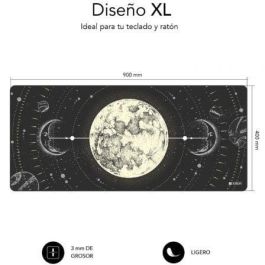 SUBBLIM Alfombrilla Lunar XL Mouse Pad 900x400x3