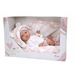 Muñeca elegance 38 cm aria rosa c/ manta (muñeco de peso) (cuerpo vinyl, sexo niña) Muñeca elegance 38 cm aria rosa c/ manta (muñeco de peso) (cuerpo vinyl, sexo niña)