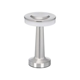 Lampara Sobremesa Toque Gris Giftdecor 12 cm x 20 cm x 9 cm