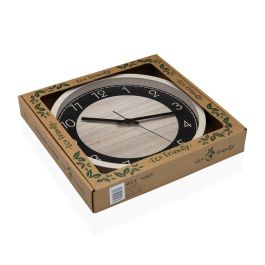 Reloj de Pared Versa Negro Madera 4,2 x 30 x 30 cm Reloj de Pared Versa Negro Madera 4,2 x 30 x 30 cm