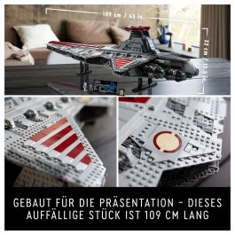 LEGO Star Wars Crucero de Ataque Clase Venator de la República 75367 - Juego de Construcción con 5374 Piezas
