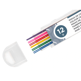Liderpapel Minas Colores Surtidos Estuche 12 Minas Borrables 0,5 mm