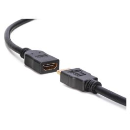 Digitus Cable Extensor HDMI High Speed Tipo A M/F 3.0m con Ethernet UHD 4K@24Hz Chapado en Oro Negro