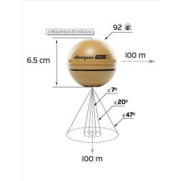 Deeper CHIRP + V2 Sonda de Pesca Wi-Fi con GPS Lanzable | Buscador de Peces de Precisión para Profundidades Extremas Deeper CHIRP + V2 Sonda de Pesca Wi-Fi con GPS Lanzable | Buscador de Peces de Precisión para Profundidades Extremas