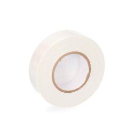 Edm Cinta aislante PVC "Supra" blanca 19 mm x 20 m resistente a la intemperie para electricidad 0.15 mm grosor