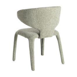 Silla Jaspeado Verde Tejido Salón 58 X 60 X 81 cm