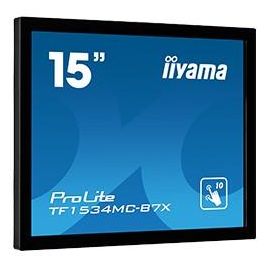 iiyama TF1534MC-B7X Pantalla Táctil LED 38.0cm (15") 1024x768 XGA HDMI DisplayPort Negro