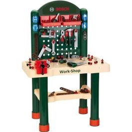 BOSCH Banco de Trabajo Infantil Work-Shop con 82 Accesorios, Herramientas Profiline y Función Educativa, para Niños +3 Años Precio: 79.68999984. SKU: B1HS75XRR6