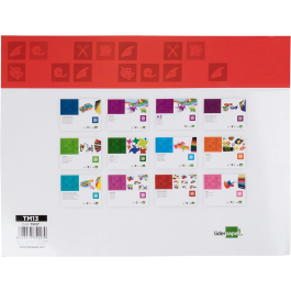Liderpapel Bloc Trabajos Manuales Papel Metalizado 240x315mm 10 Hojas Colores Surtidos