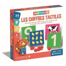 Montessori - Clementoni - Números táctiles - Juego educativo de aprendizaje de los números - 10 cartas de números aproximados - A partir de 3 años Precio: 23.50000048. SKU: B1KHB98TZ4