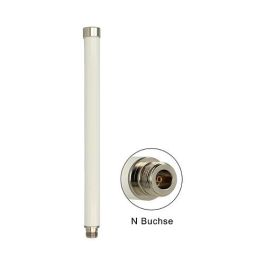 Delock Antena WiFi Exterior Omnidireccional 88821, Conector N, 6-8 dBi, 2.4GHz/5GHz, 802.11 a/b/g/n/ac, IP67, para Router, Punto de Acceso, 28cm, Blanco Precio: 39.0346. SKU: B1BEBFDFJJ