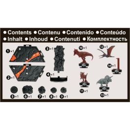 Epoch Jurassic World Volcano Quake: Juego de Equilibrio con Dinosaurios en Plataforma y Dados - ¡Sé el Último en Mantenerlos y Gana!