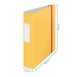 Archivador Active Cosy 180° 80Mm Amarillo Leitz 10380019