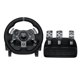 Logitech G920 Driving Force Volante de Carreras con Force Feedback, Compatible con Xbox One y PC, 941-000123