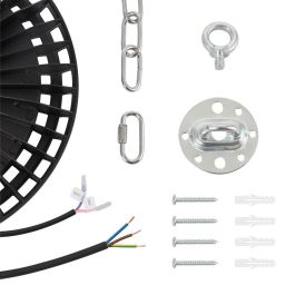 Campana LED 200W 34.000Lm 6000ºK IP65 Driver Regulable 0-10V 30.000H Iluminación Industrial Exterior Interior