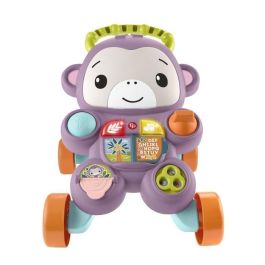 Fisher-Price JGW90 Andador Mi Mono Morado con Música, Luces y Actividades para Bebés