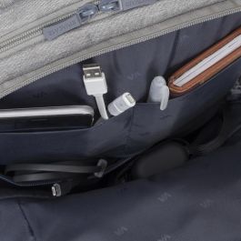 Maletín para Portátil Rivacase Suzuka Gris