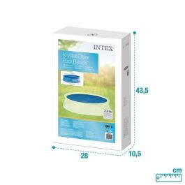 Intex Cobertor Solar Piscina Easy Set Diámetro 244 cm PVC