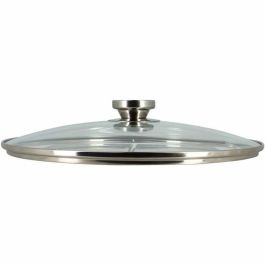 Menastyl 4615451 Olla de acero inoxidable con tapa, 17 litros, 32 cm - Apta para todo tipo de fuegos e inducción
