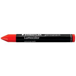 Cera Staedtler Para Marcar Rojo Lumocolor Permanente Omnigraph 236 Caja De 12 Unidades