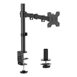 AISENS DT32TSR-277 Soporte de Escritorio para Monitor/TV 17-32", 10kg, Giratorio, Inclinable, VESA 75x75/100x100mm, Negro