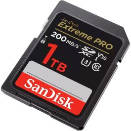 SanDisk Tarjeta de memoria SDXC Extreme PRO 1TB Clase 10 UHS-I U3 V30 140MB/s lectura 90MB/s escritura