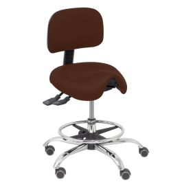 Taburete Zarza Piqueras y Crespo 463CRRP Marrón oscuro PVC Precio: 256.49999991. SKU: B1J4HT7BNK