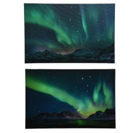 Decoris Cuadro de luces LED del norte, cambia de color, 9-10 LEDs, 58x4x38cm, modelos surtidos Precio: 17.78999959. SKU: S7905308