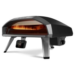 Ooni Karu 2 Pro UU-P2EE00 - Horno de Pizza para Exterior, 46 cm, Negro/Plata, Calienta a 500 °C