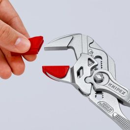 Knipex 86-250 Schonbacken (3 Pares) - Mordazas Protectoras de Plástico Rojo para Alicates Knipex 86 09 250 V01 (6 Piezas)