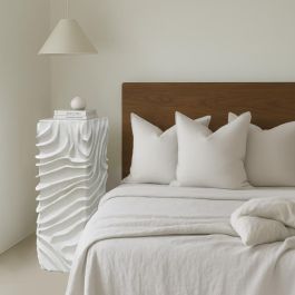 DKD Home Decor Pedestal Scandi Moderno Blanco 29x80x29 cm - Estilizado Soporte Decorativo para Interior de MDF y Papel Maché DKD Home Decor Pedestal Scandi Moderno Blanco 29x80x29 cm - Estilizado Soporte Decorativo para Interior de MDF y Papel Maché