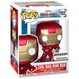 Funko Figura POP Marvel Captain America - Civil War Iron Man Exclusive Vinilo 9cm