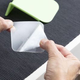 Pack Set de 3 Soportes Adhesivos para Tapas de Cocina y Organizador de Especias Adhesivo y Divisible y Recipientes de Cocina Adh